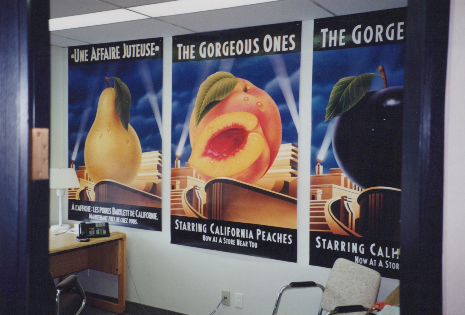 Les fruits de la Californie