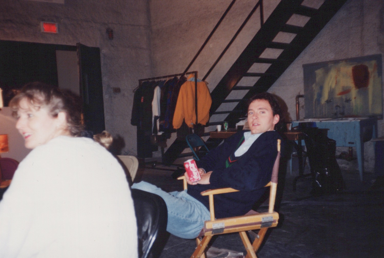 Repos lors d'un tournage