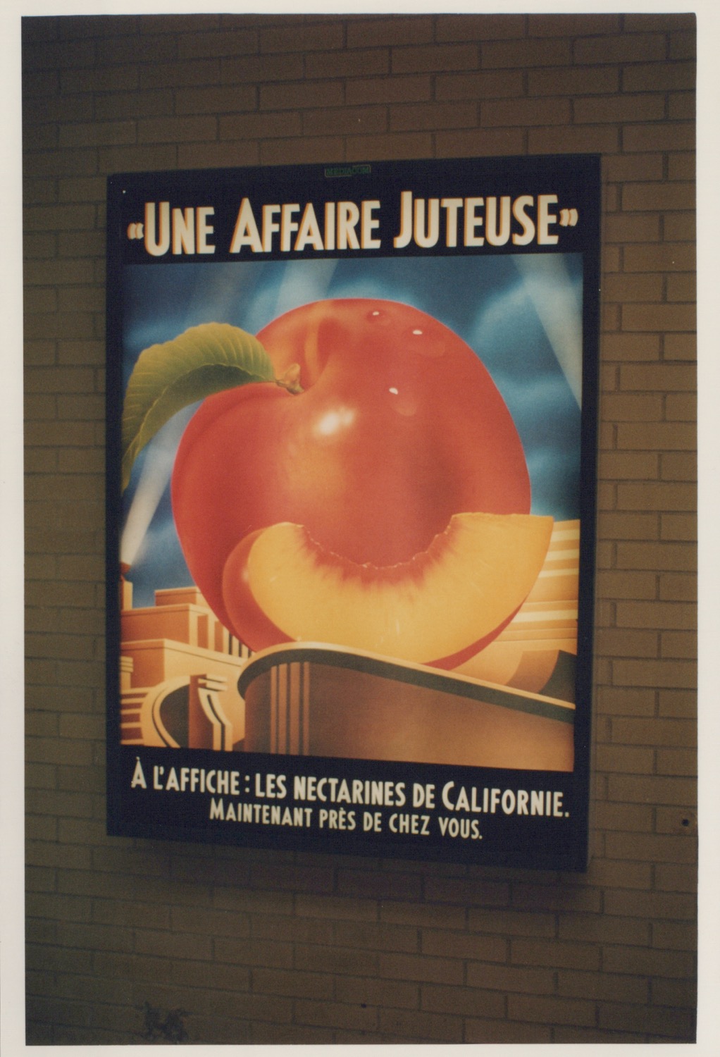 Les fruits de la Californie