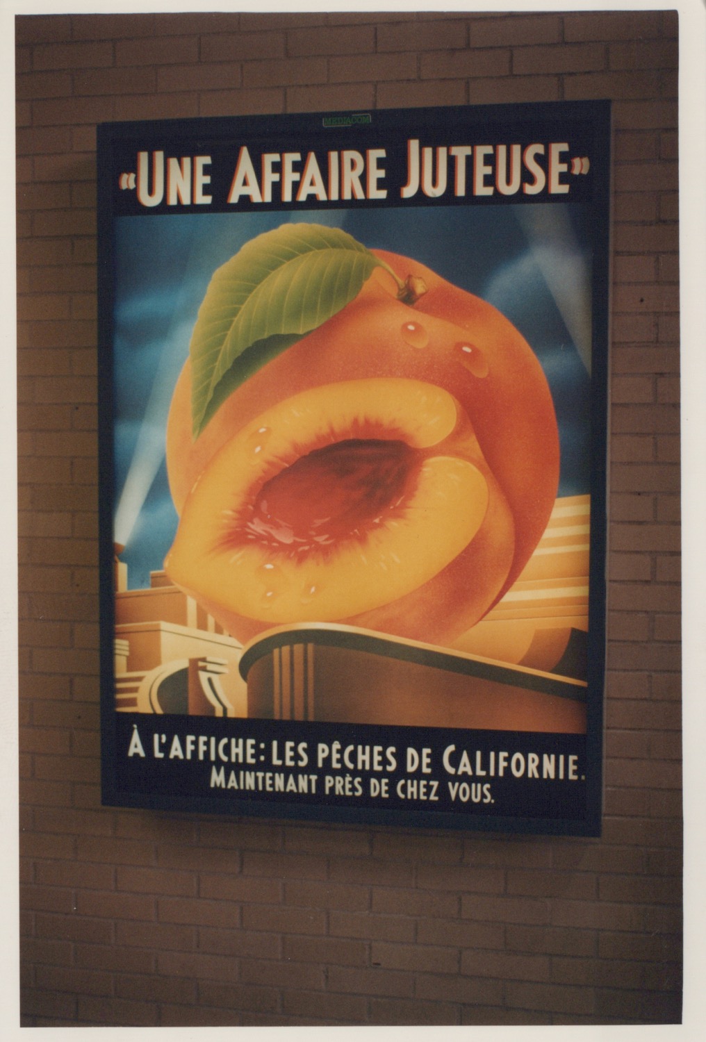 Les fruits de la Californie